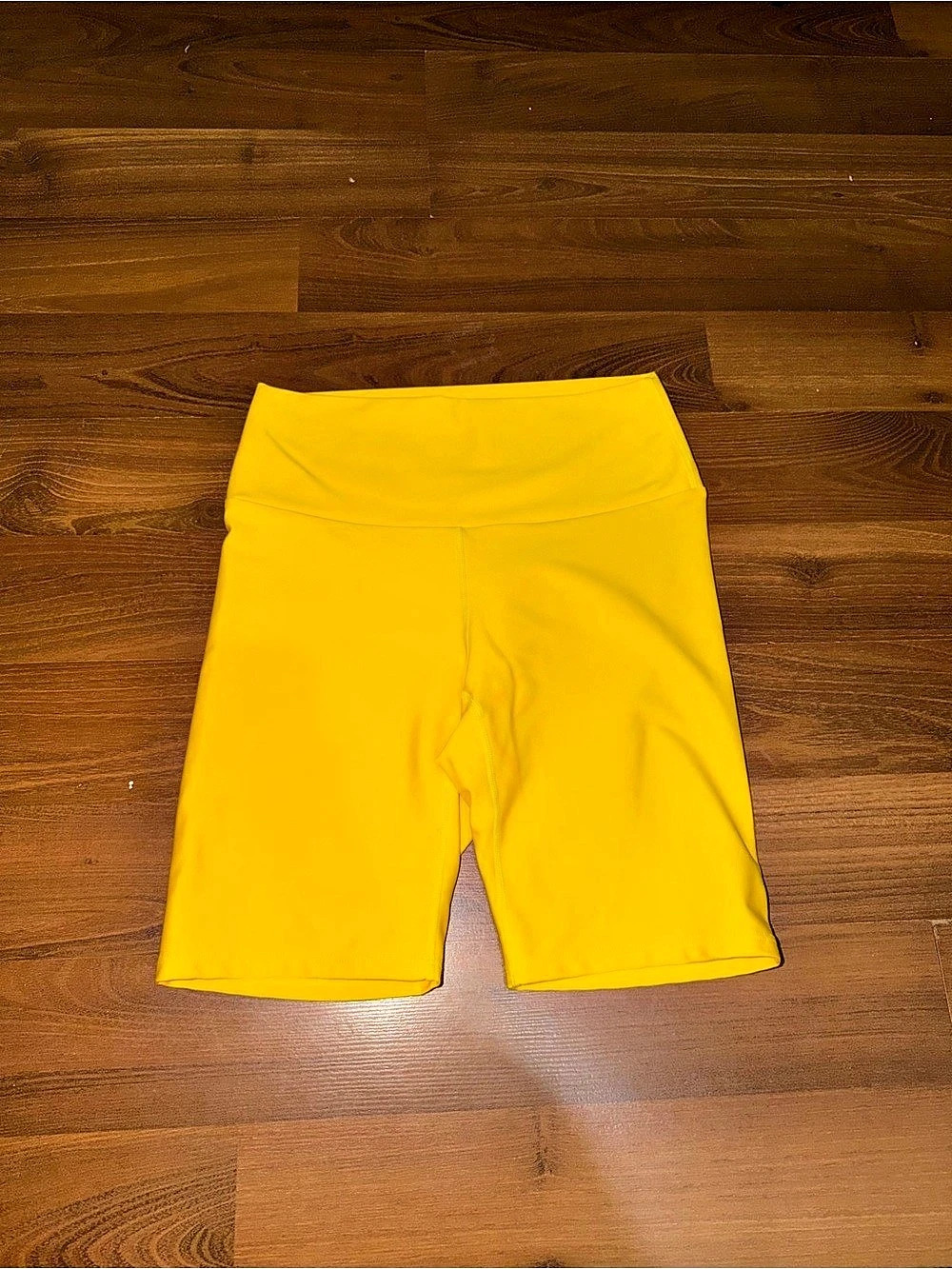 Lululemon Align High-Rise Short 6" Yellow Bike Shorts